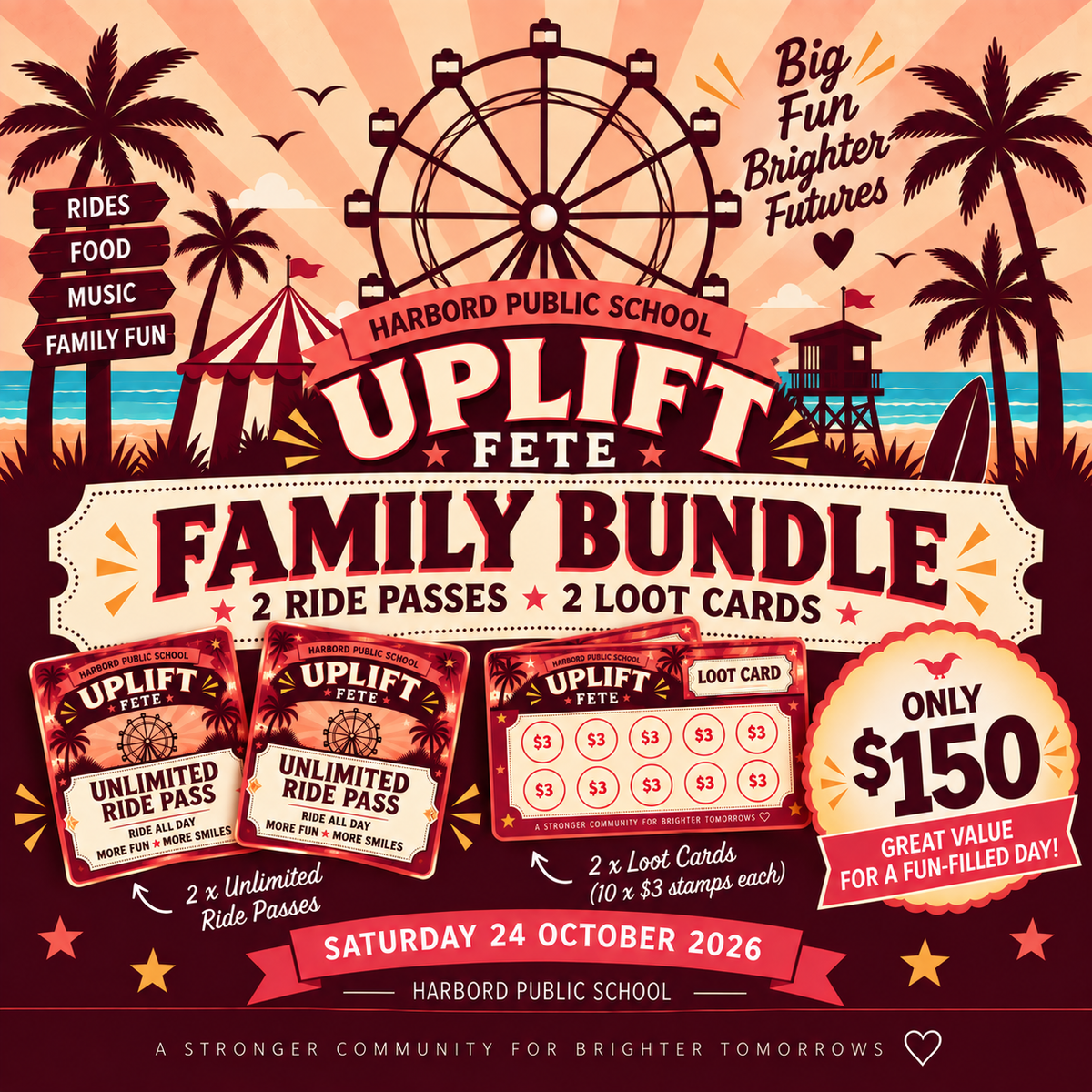 Harbord School "Uplift" Fete Family Bundle